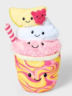 GiggleScape Lemonade Plush Stackable Drink Toy NWT Cute Gift